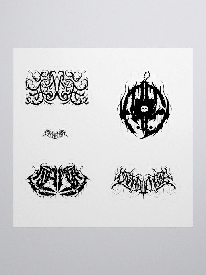 Threads of Power - Black Stickers product image (1)
