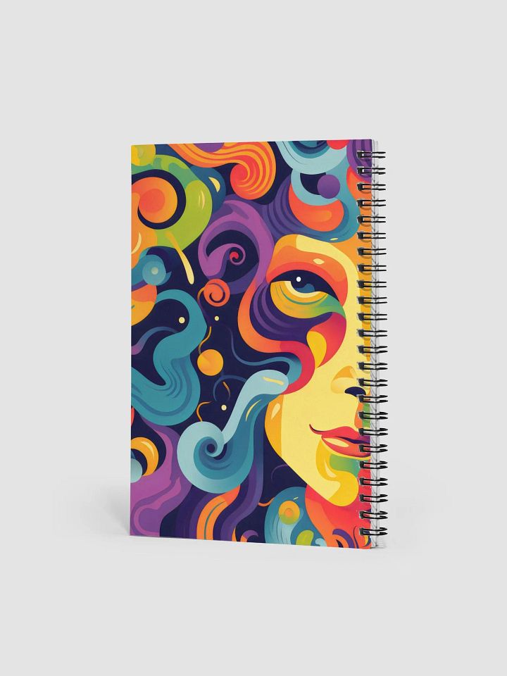 Whimsical Profile Spiral Notebook product image (2)