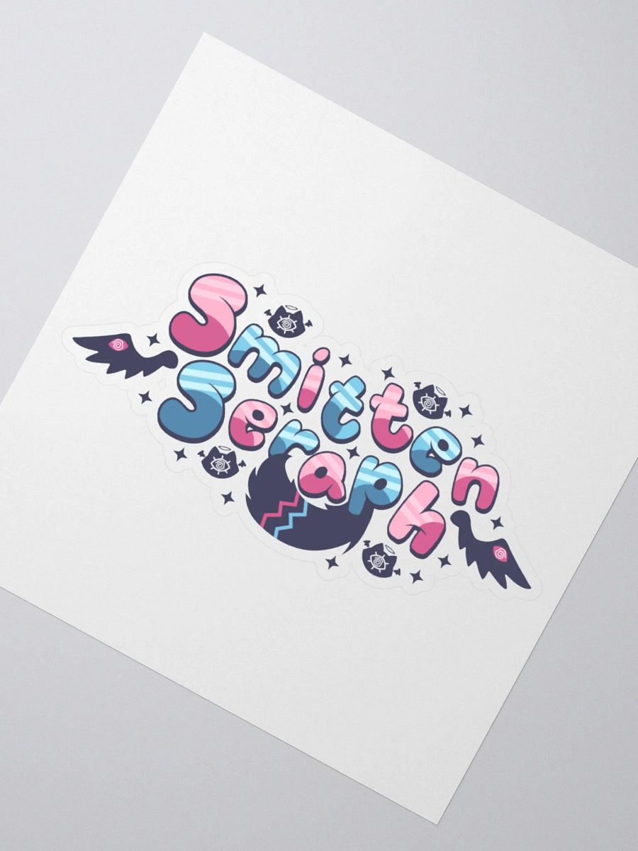 Smitten Seraph logo sticker product image (3)