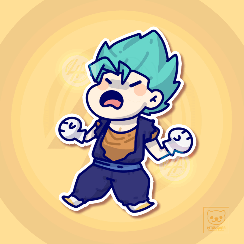 Doodle Vegito Sticker product image (1)
