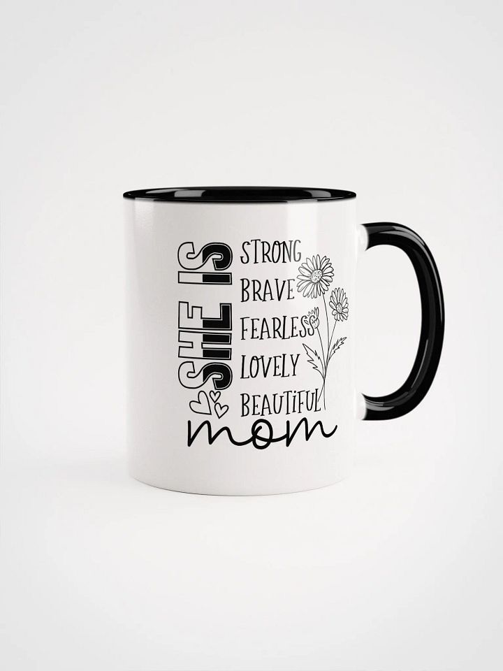 She Is Mom Ceramic Accent Mug product image (13)