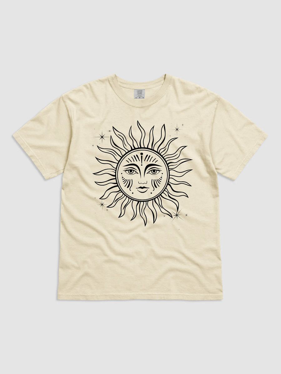 Comfort Colors Sun Face Shirt, Boho Shirt product image (1)