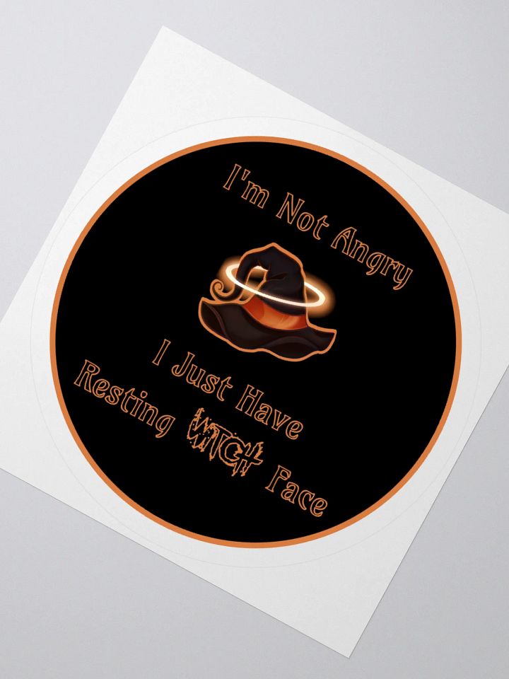 Resting Witch Face Sticker product image (2)