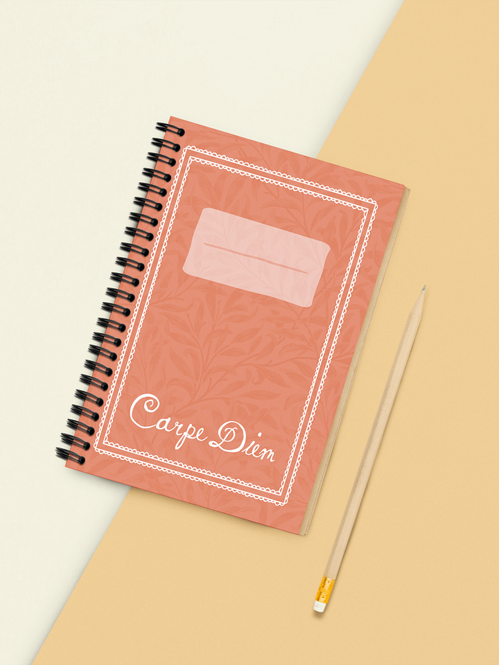 Carpe Diem Notebook Red product image (1)
