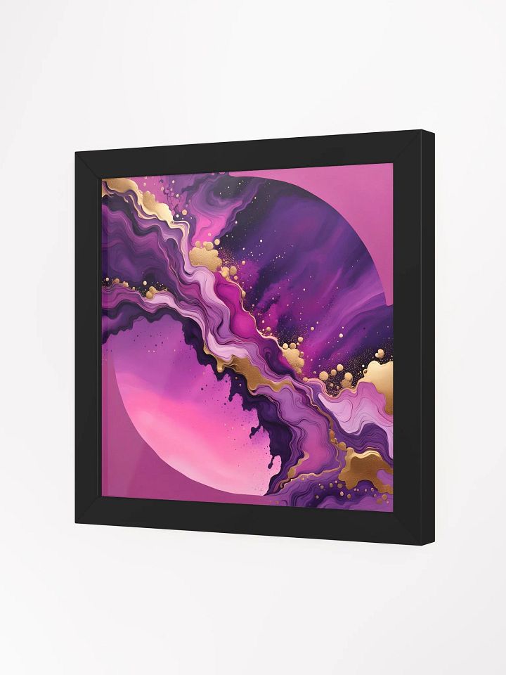 Violet Radiance - Dutch Pour Sunrise Art Print product image (2)
