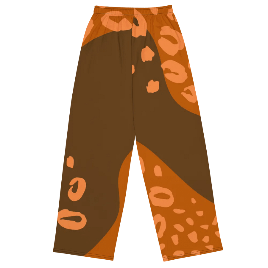 Organic Orange Spots Wide-Leg Pants product image (2)