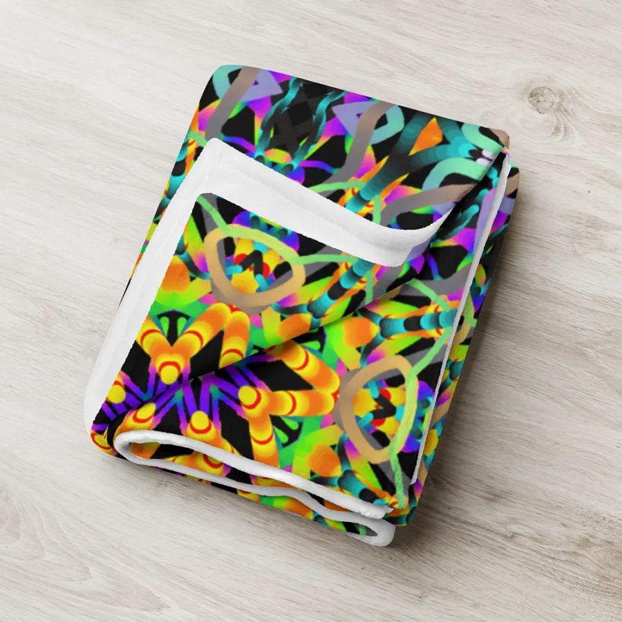 Carnival Kaleidoscope Throw Blanket product image (7)