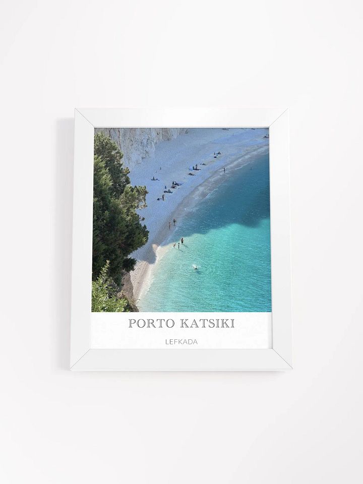 Porto Katsiki Greece - Framed High-Quality Matte Poster product image (1)