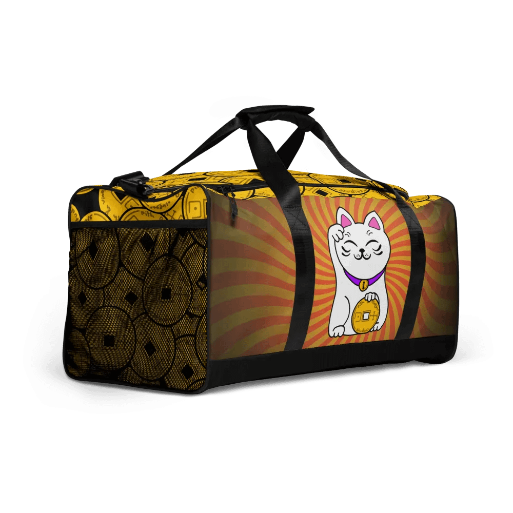 Maneki neko duffle bag product image (2)