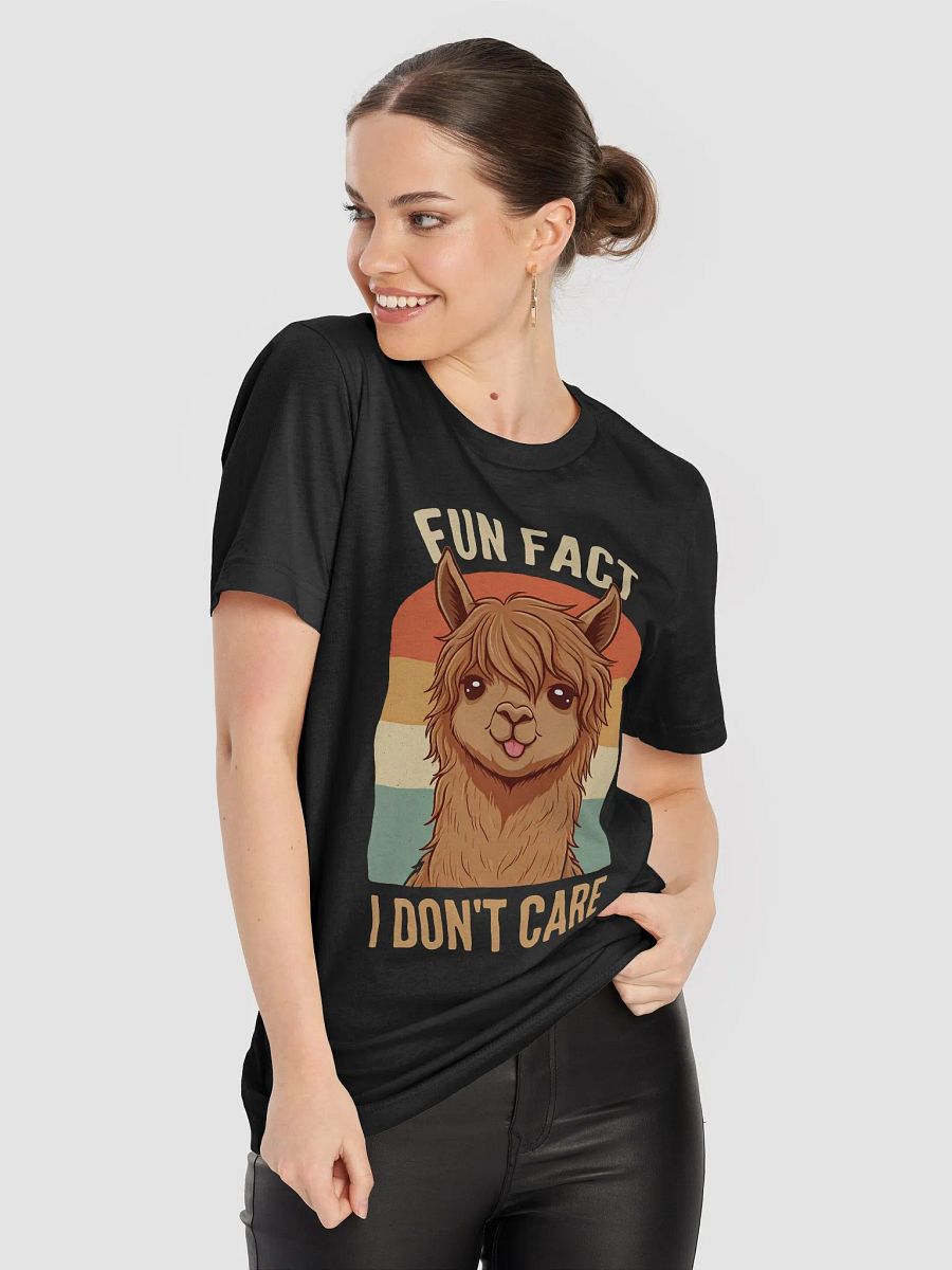 Carefree Alpaca Fun Fact Tee product image (24)