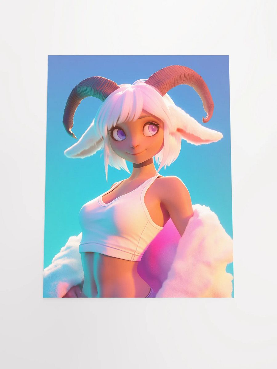 Whimsical Goat-Human Hybrid Poster product image (7)