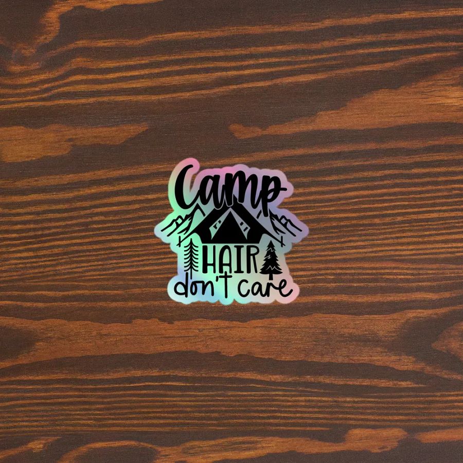 Camp Hair Holographic Sticker Set product image (5)