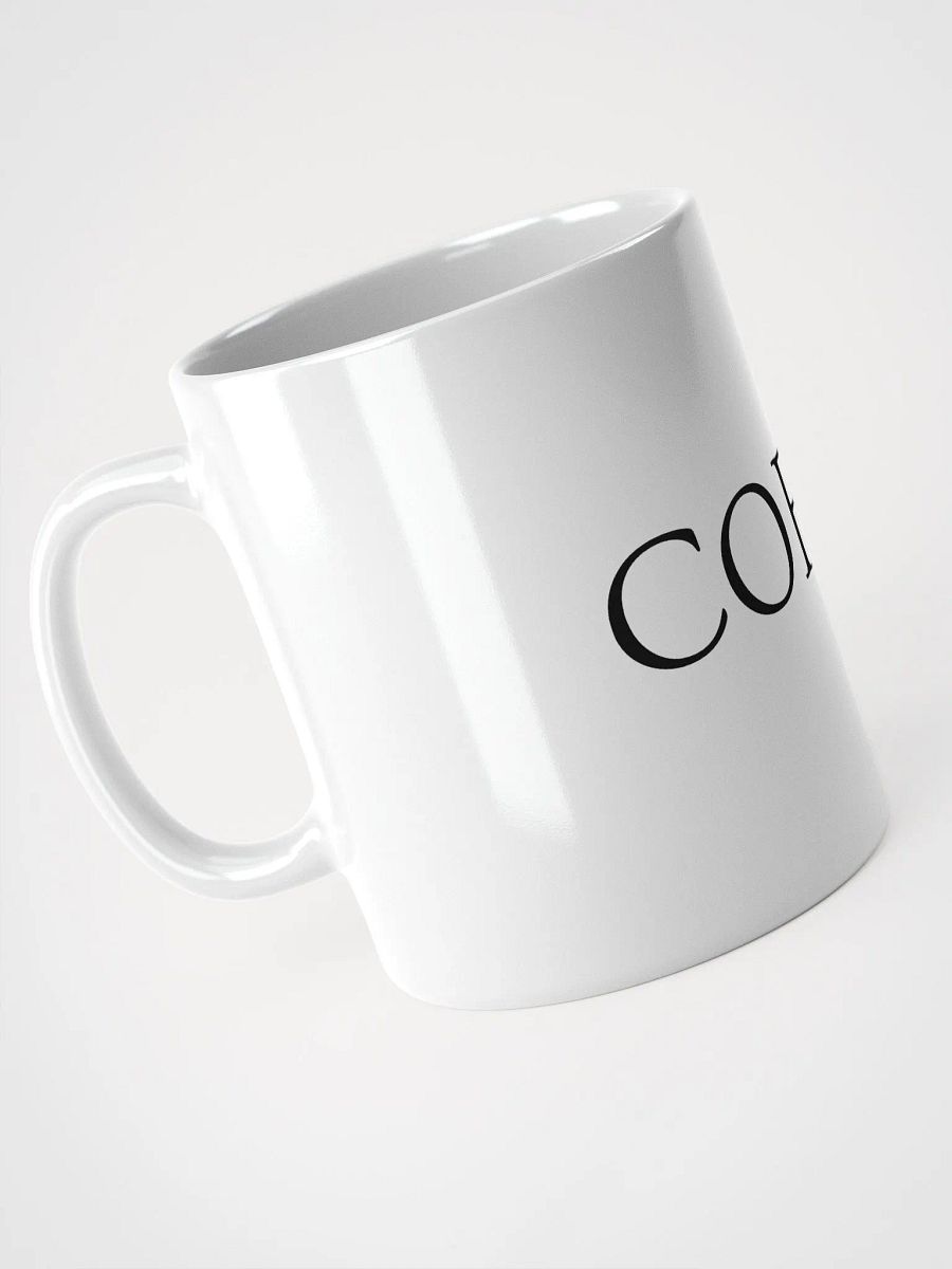 COFFEE- Glossy Coffee Mug (WHITE) product image (2)
