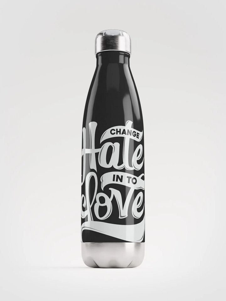 HATE->LOVE Stainless Steel Water Bottle product image (1)