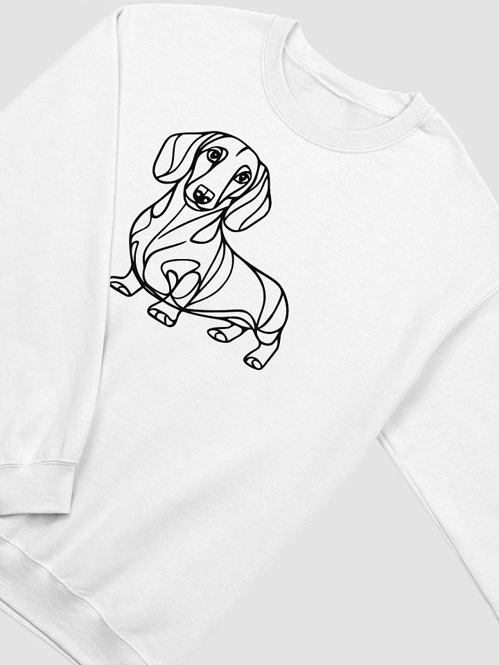 Cozy Dachshund Line Art Sweatshirt for Dog Lovers product image (8)