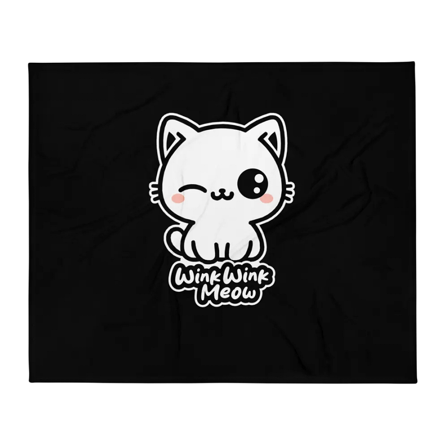 [Limited Edition] Wink Wink Meow Blanket product image (3)