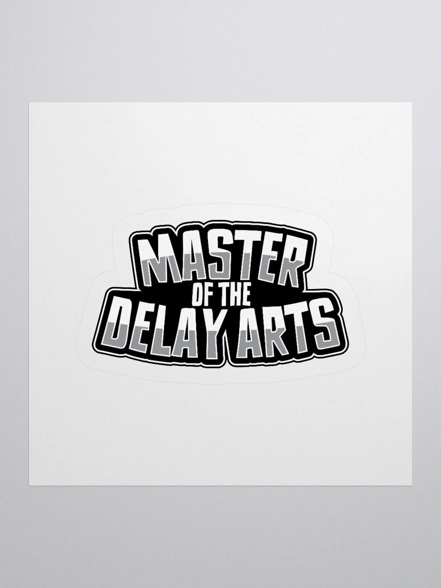 Master of the Delay Arts – Funny Gamer Sticker product image (3)