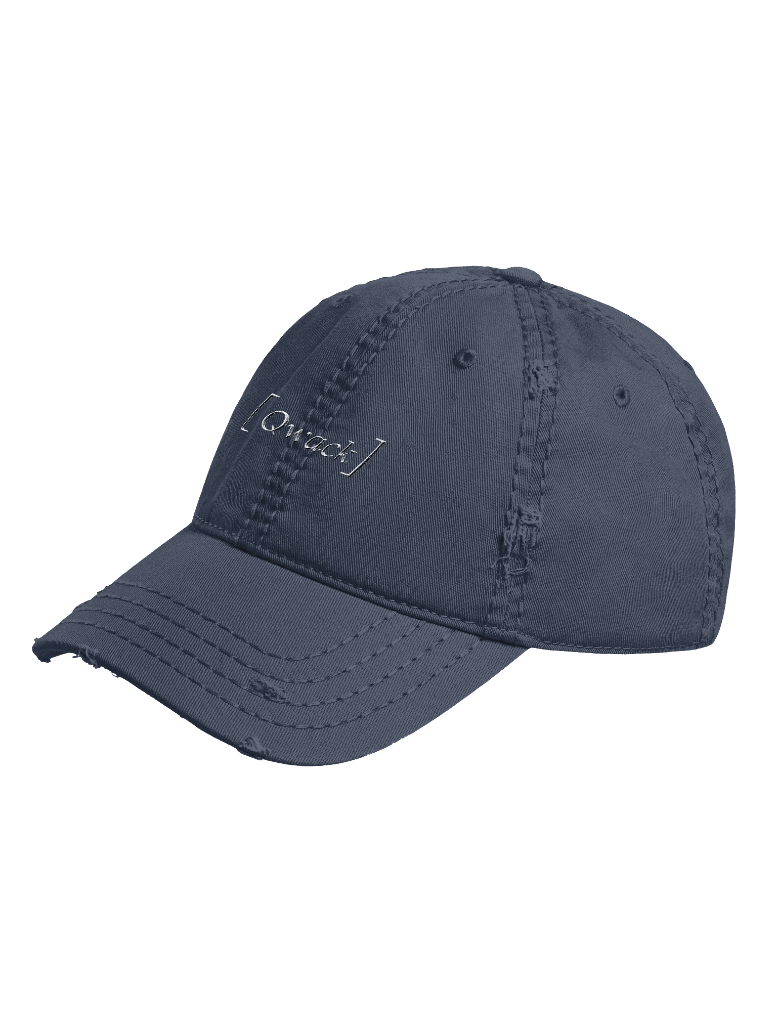 Minimalist Distressed Dad Hat - [Qwack] product image (2)