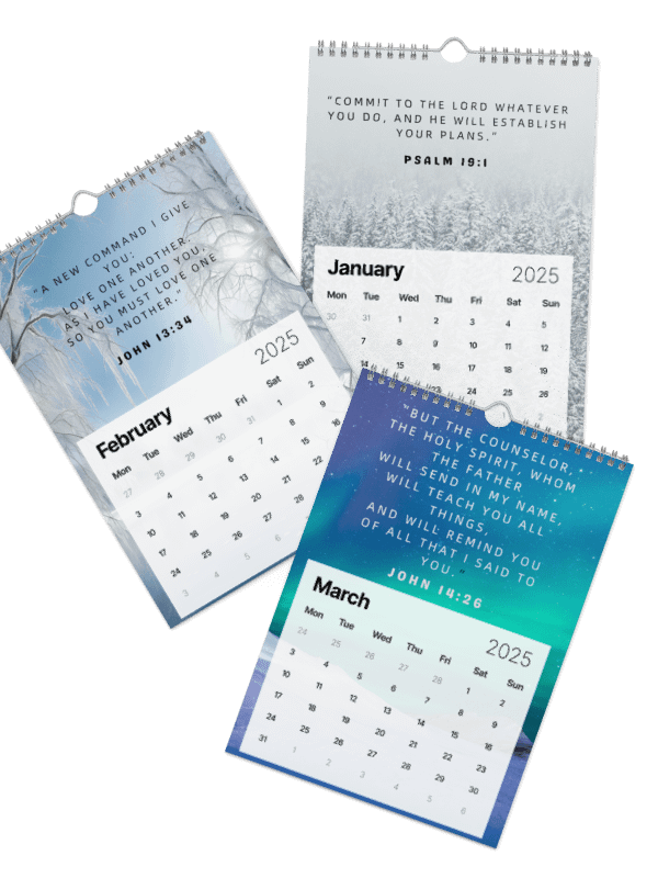 2025 Wall Calendar: The Heavens Declare the Glory of God product image (2)