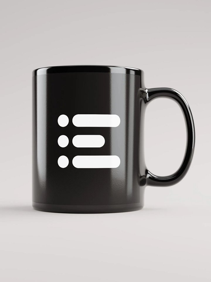 Black Glossy Mug product image (1)