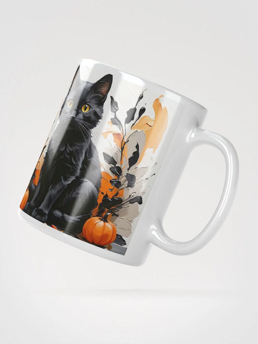 Dark Purr Black Cat Mug product image (4)