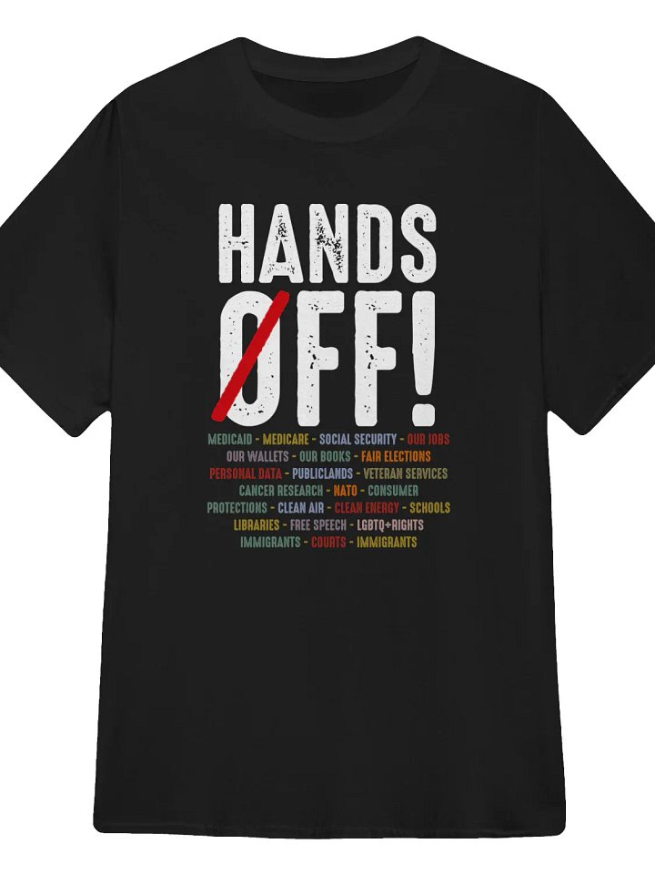 Hands Off Protest T-Shirt product image (1)