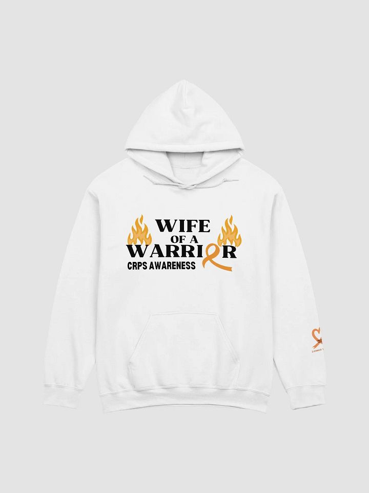WIFE of a Warrior CRPS Awareness Hoodie- Black Print product image (1)