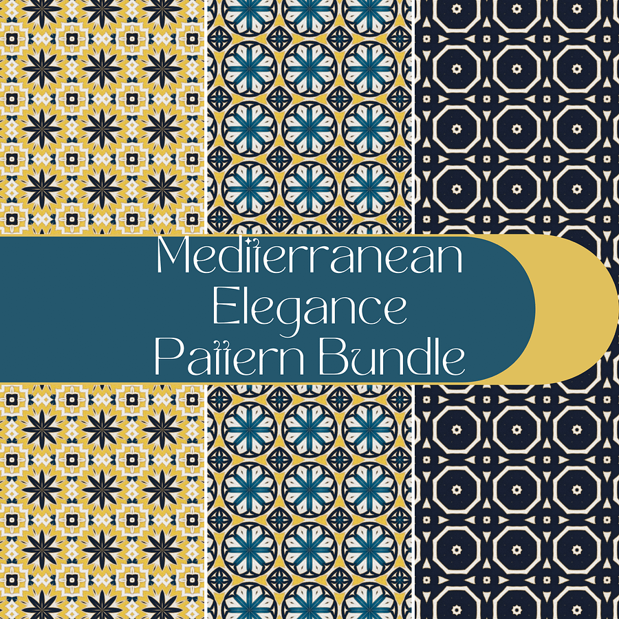 Mediterranean Elegance Pattern Bundle product image (1)