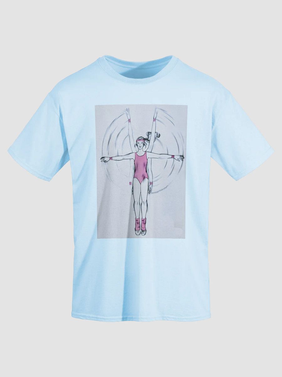 SHAPE GIRL Light Blue Short Sleeve T-Shirt product image (1)