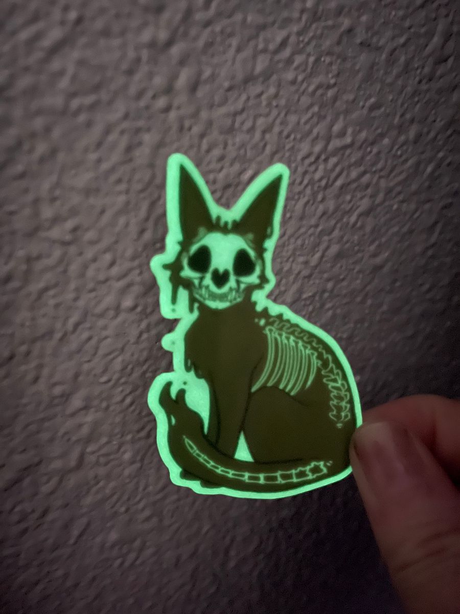 Goopie Glow-in-the-Dark Vinyl Sticker product image (3)