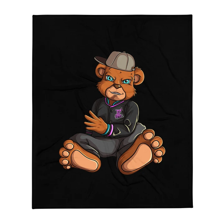 Sitting Bear Throw Blanket product image (1)