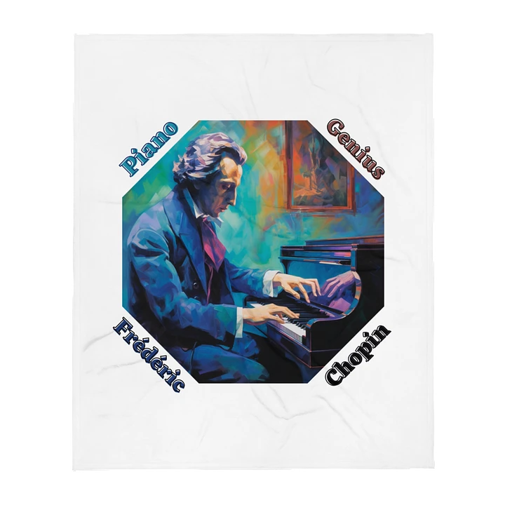 Frédéric Chopin [Playing Piano] - Piano Genius | Blanket product image (1)