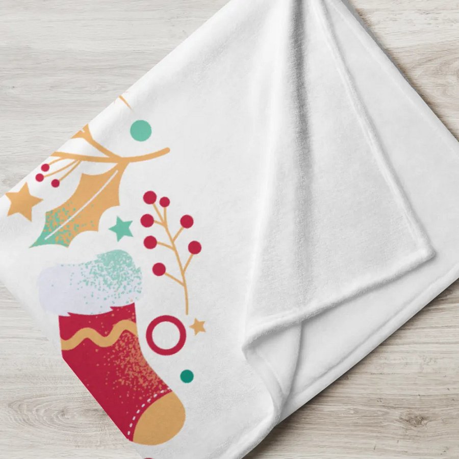 Merry Christmas Pug Throw Blanket product image (17)