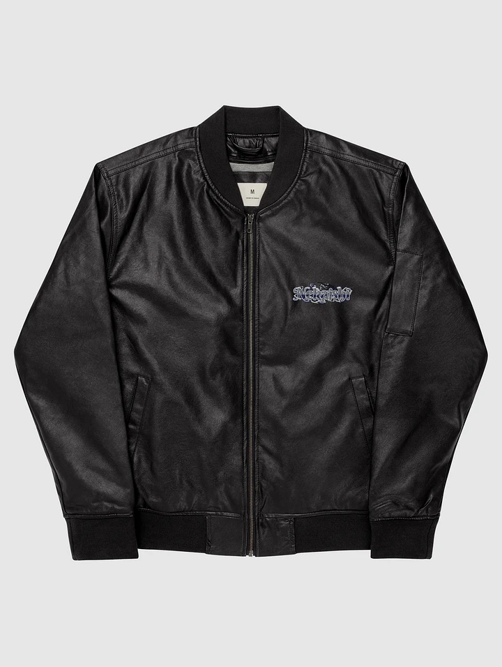 Leather Bomber Jacket - LowPro | Embroidered product image (1)