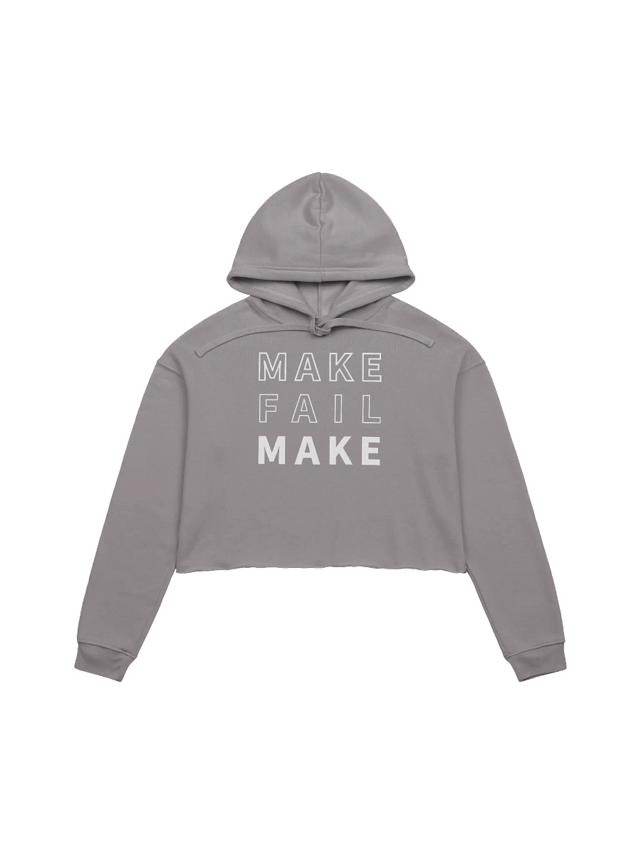 Make / Fail Women's Cropped Hoodie product image (2)