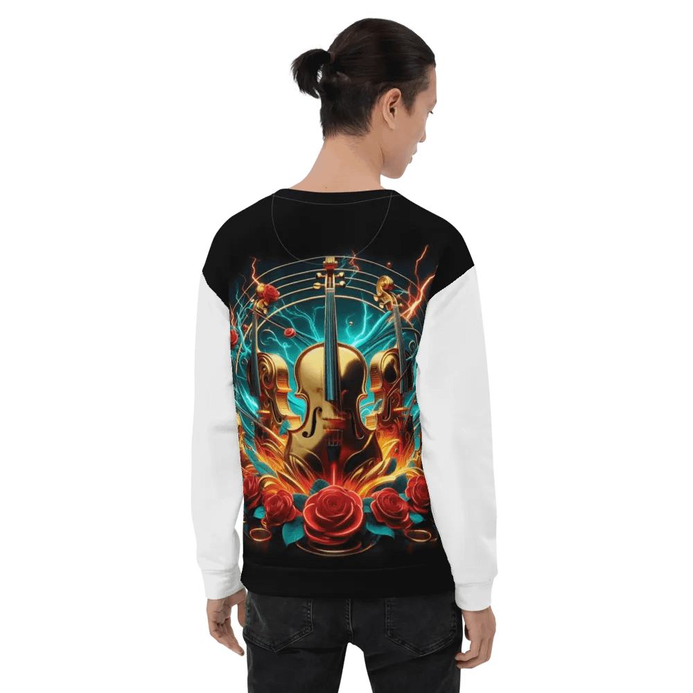 Golden Symphony All-Over Print - Unisex Sweatshirt #4 product image (7)