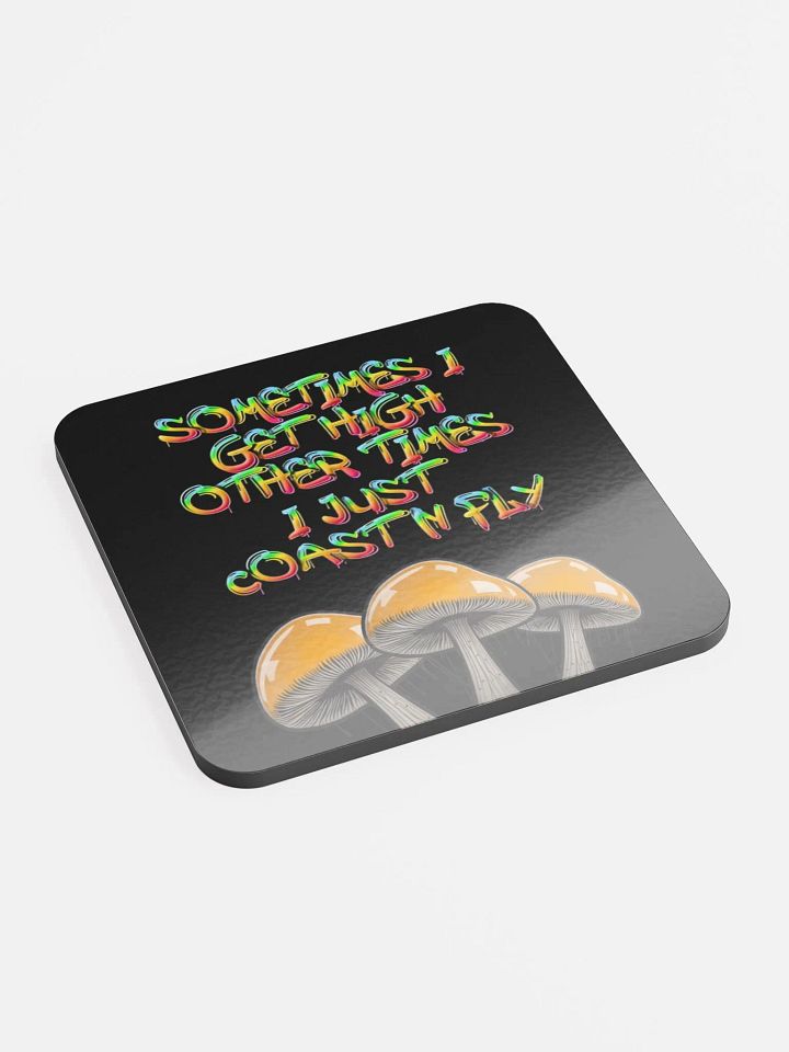 Trippy mushroom VIBES Coaster product image (2)