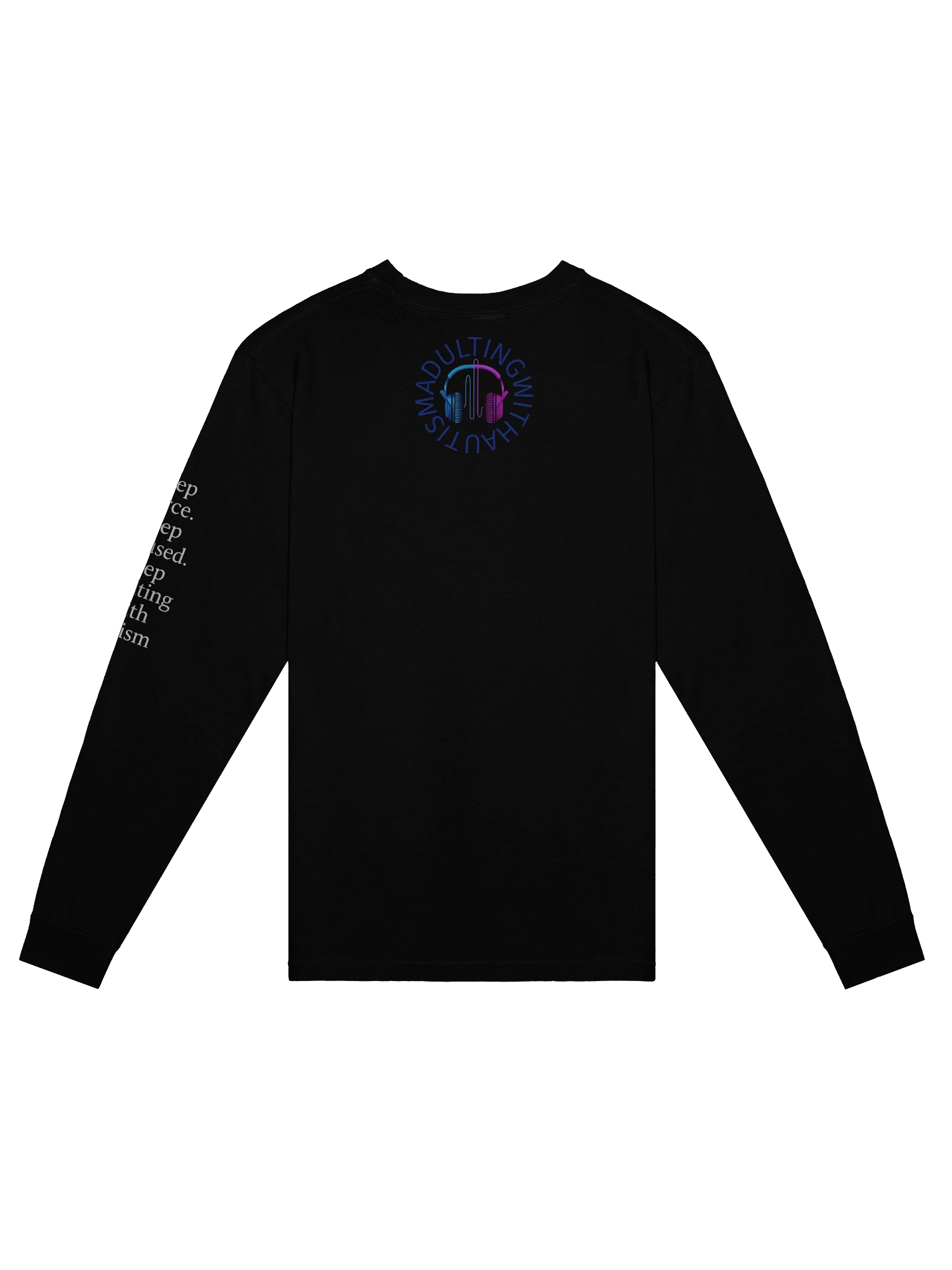 Men’s Long Sleeve Tee – “Frequency Over Force product image (7)