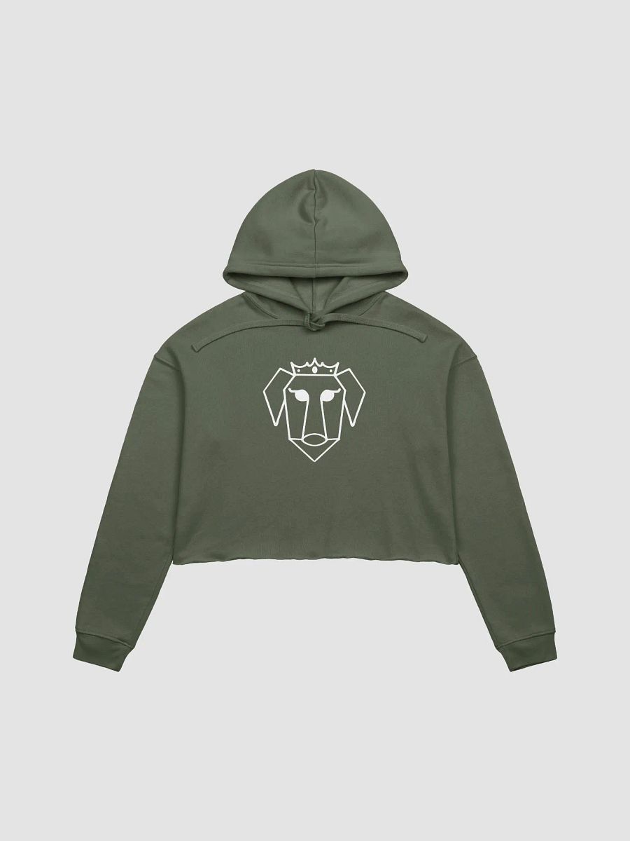 White Xena XP Logo Crop Hoodie product image (10)