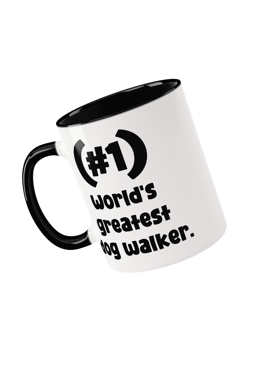 #1 World's Greatest Dog Walker Pick-A-Color Mug product image (4)