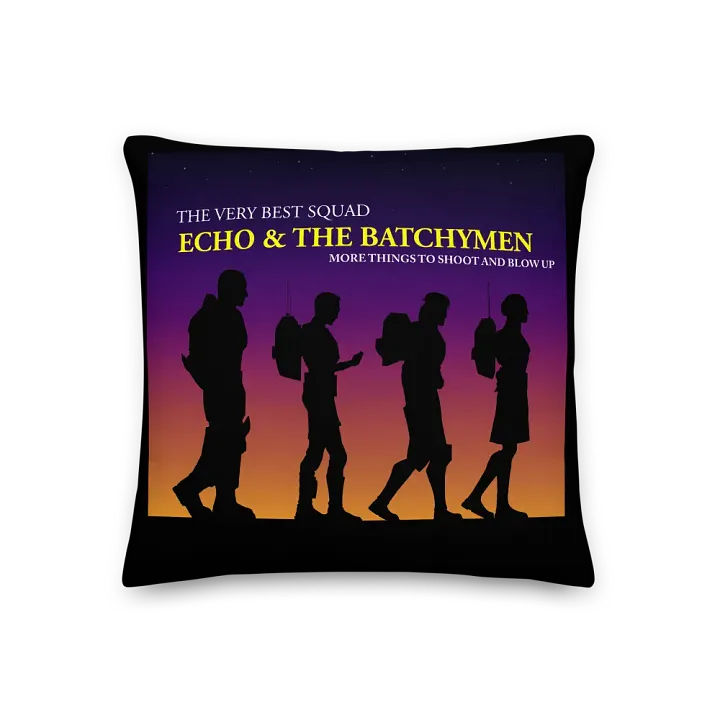 Echo & the Batchymen Pillow product image (1)