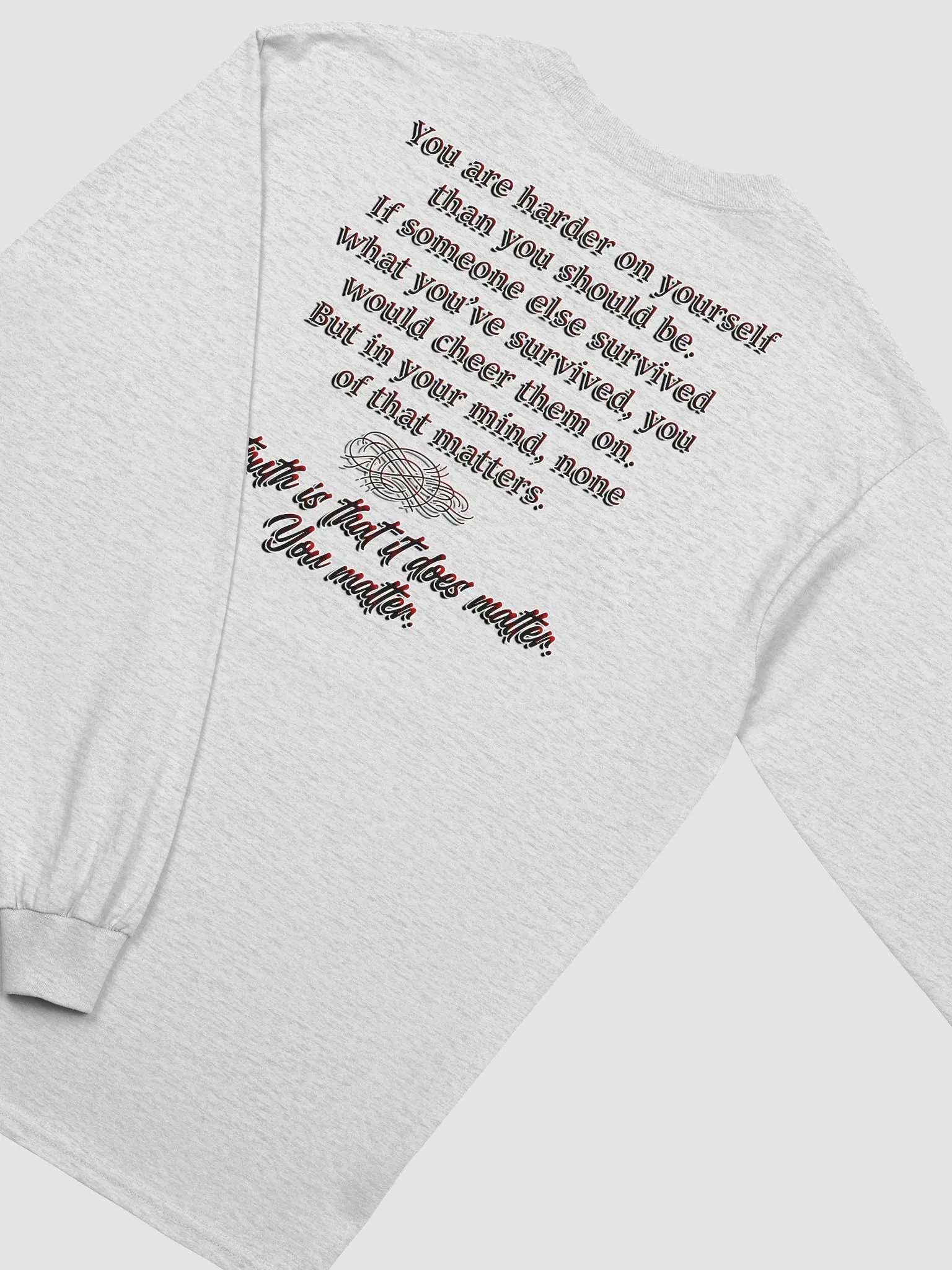 Positivity - Harder Long Sleeve Tee product image (47)