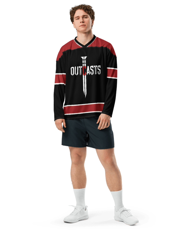 Outcasts Hockey Jersey Red/Black product image (1)