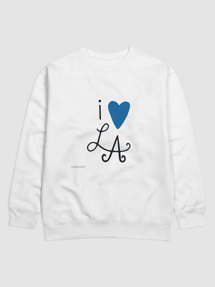 i ❤️ LA Sweatshirt ~ Dodger Blue product image (3)