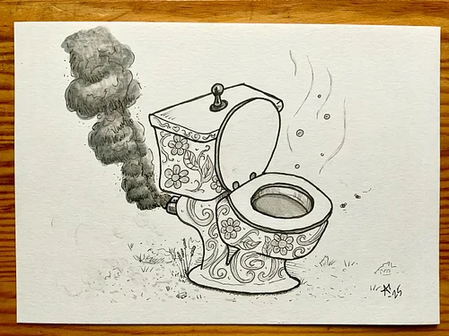 #inktober #inktober2025 #vacant