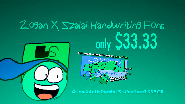 Logan X. Szalai Handwriting Font product image (1)