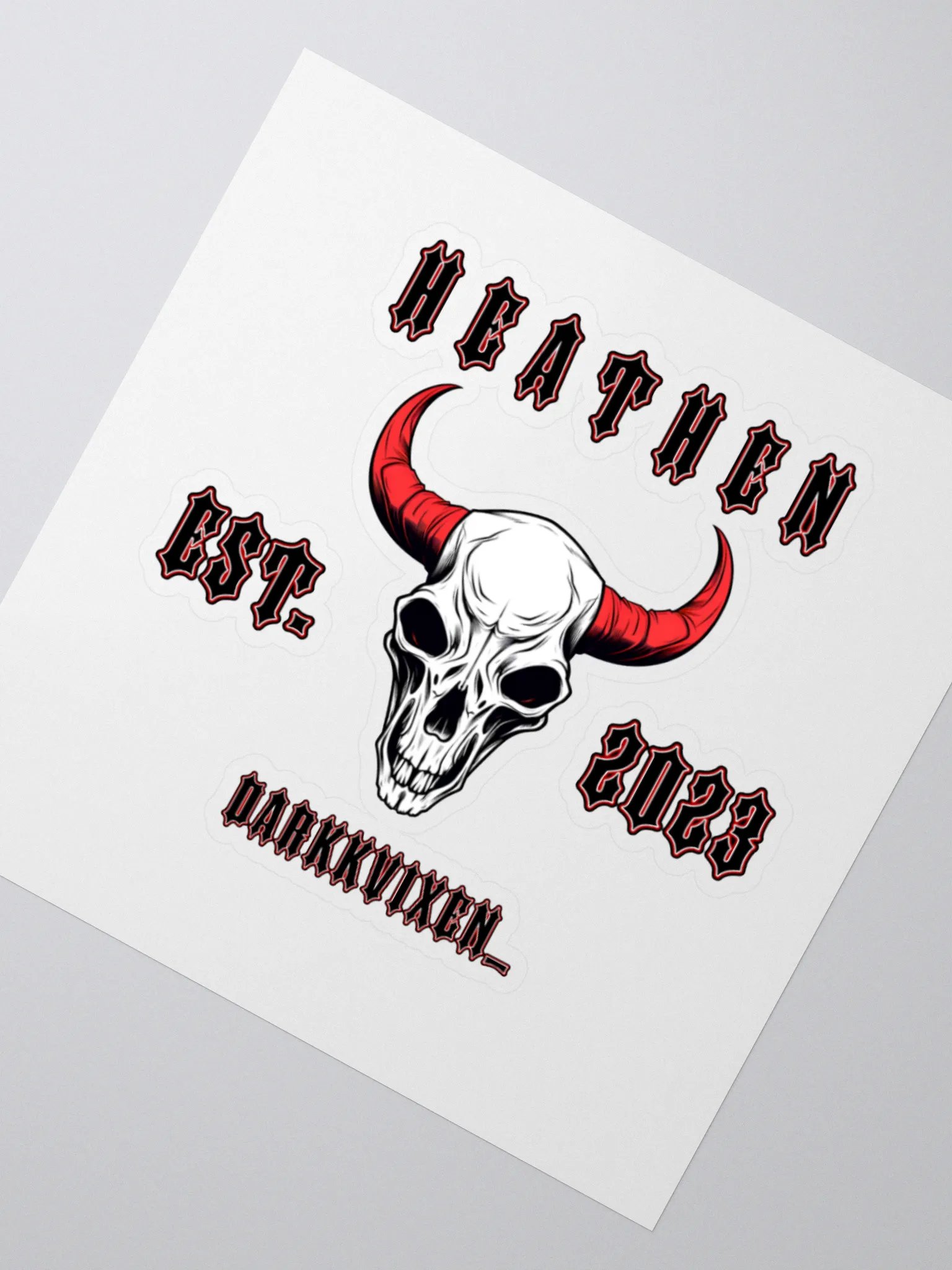 Heathen Est. 2023 Sticker product image (2)