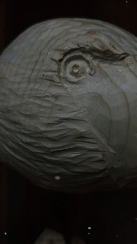 Twitch.tv/finepinecarving it's free to follow!! #woodcarving #woodworking #woodartist #chainsaw #chainsawcarving #chainsawart...