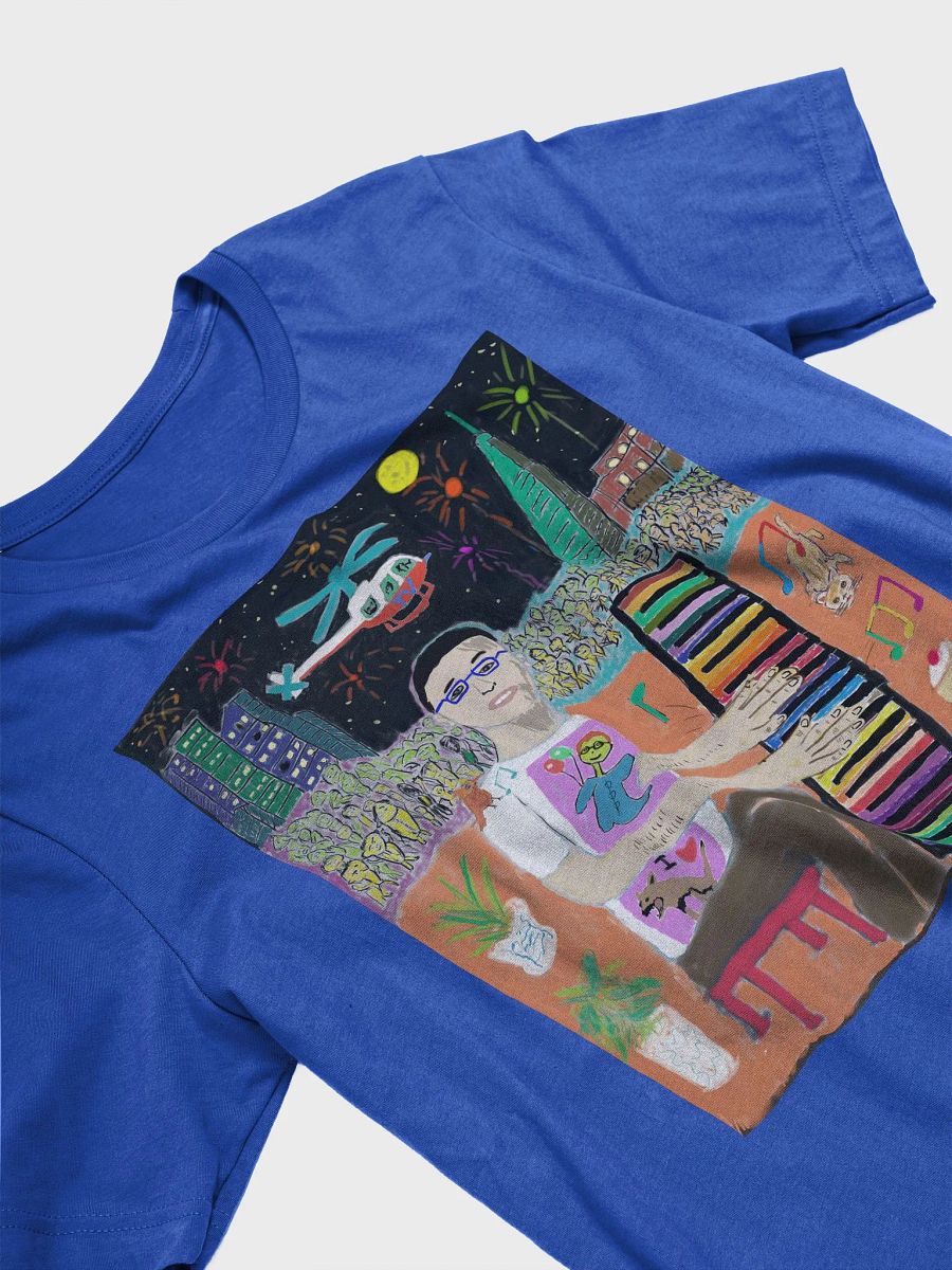Bella+Canvas Supersoft T-Shirt: I love piano product image (30)