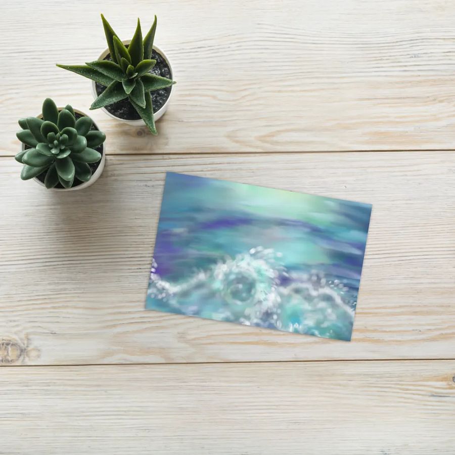 Ocean Wave Card product image (9)